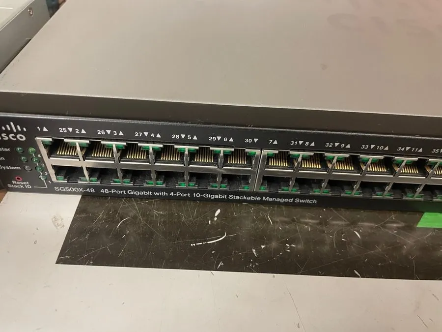 Коммутатор Cisco SG500X-48-K9 48-Port 10/100/1000 GB with 4-Port 10GbE SFP+