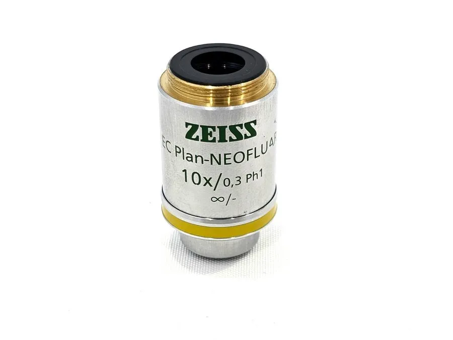 Объектив микроскопа ZEISS EC Plan-NEOFLUAR 10x/0.3 Ph1 Microscope Objective 4403 — фото лота 1