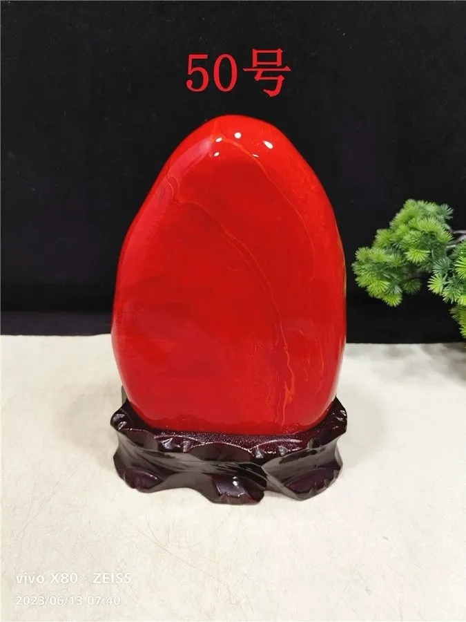 Лабораторный прибор 16.06LB TOP natural Chicken blood red jasper Gemstone quartz — фото лота 2
