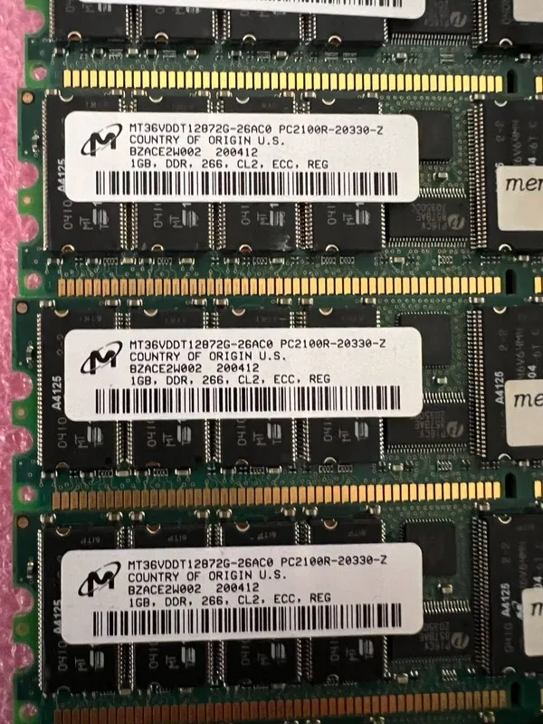 Модуль памяти Samsung 3GB (6x512MB) DDR PC-2100R 266MHz RDIMM ECC Registered Ser