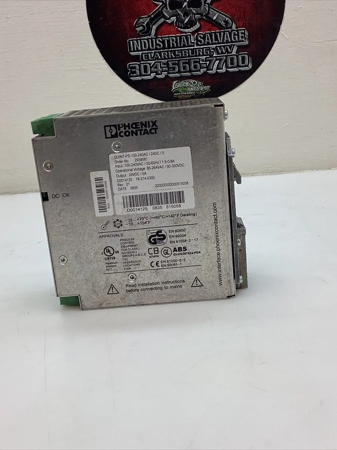 Блок питания Phoenix Contact Quint Power Supply QUINT-PS-100-240AC/24DC/20