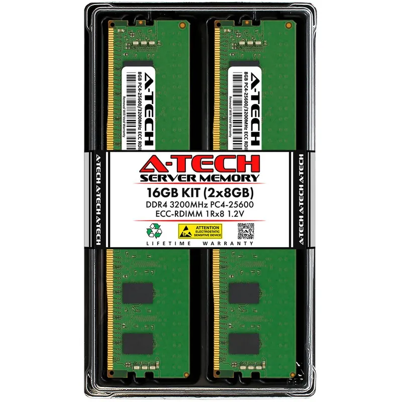 Модуль памяти A-Tech 128GB 4x 32GB 2Rx4 PC4-25600R RDIMM DDR4 3200 ECC REG Serve