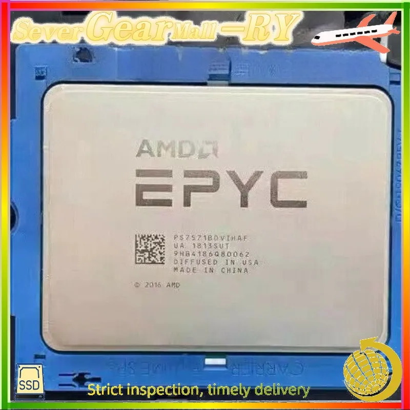 Процессор AMD epyc 7571 32 core 64 threads 64MB 200W 2.20GHz sp3 CPU processor