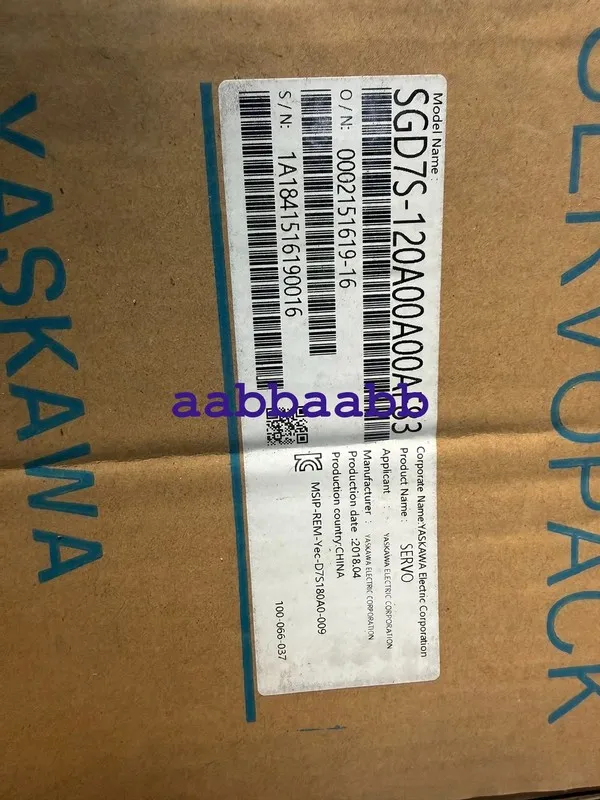 Сервопривод YASKAWA SGD7S-120A00A00AF83 Servo Drive