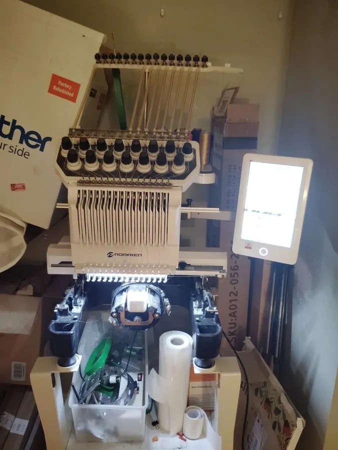 Оборудование рекламного производства Promaker 15-Needle Embroidery Machine Comme — фото лота 1