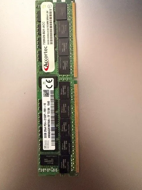Модуль памяти HYNIX 32GB DDR4 4Rx4 2133MHz PC4-2133P HMA84GL7MMR4N-TF LOAD REDUC — фото лота 3