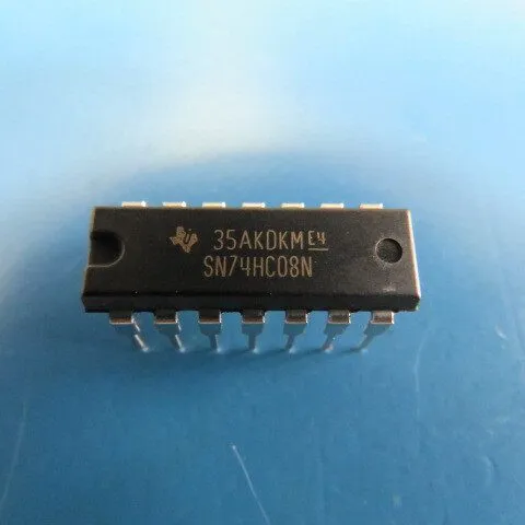 Микросхема TEXAS INSTRUMENTS SN74HC08N IC GATE AND 4CH 2-INP 14DIP