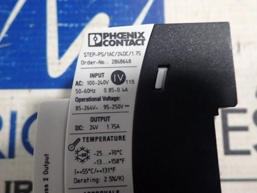 Блок питания PHOENIX CONTACT STEP-PS/1AC/24DC/1.75 DIN-RAIL MOUNTED POWER SUPPLY