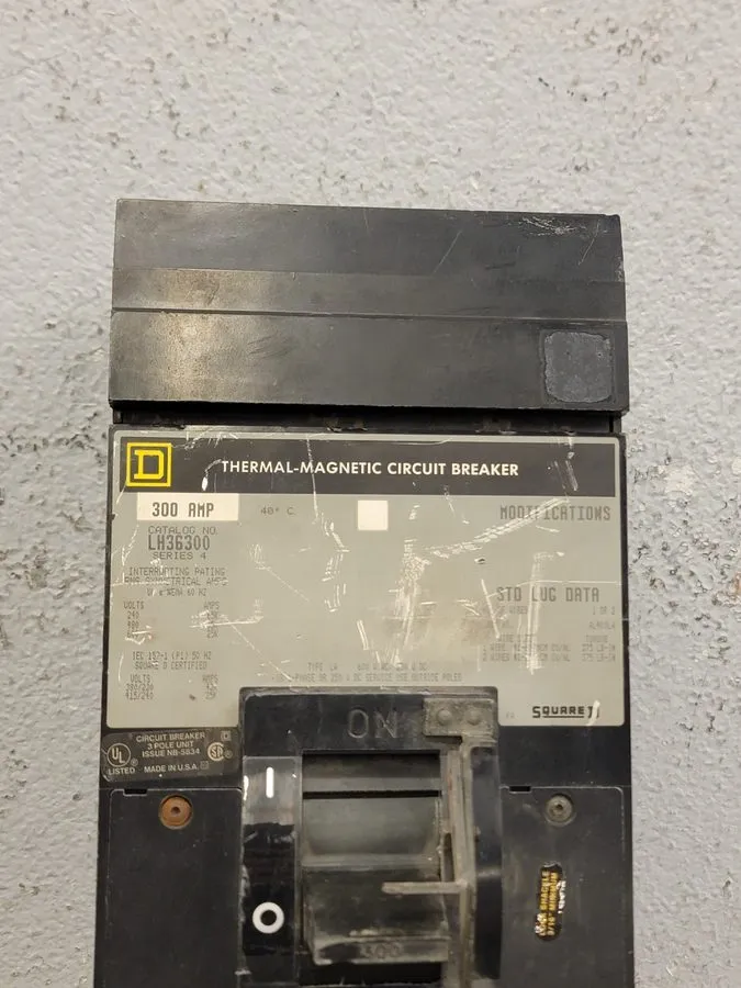 Автоматический выключатель Square D LH36300 300 Amp 600V I-Line Circuit Breaker 