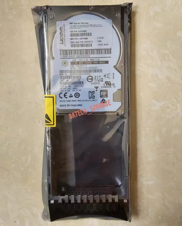 Жёсткий диск IBM 02PX580 02PX588 02PX579 1.2TB 10K RPM 2.5'' SAS 12Gb V5000E Har