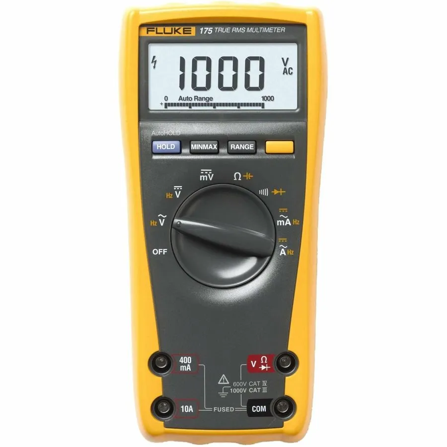Мультиметр Fluke Networks FLUKE-175ESFP Trms Multimeter Eng Sp Fr Por 0cpnt — фото лота 1