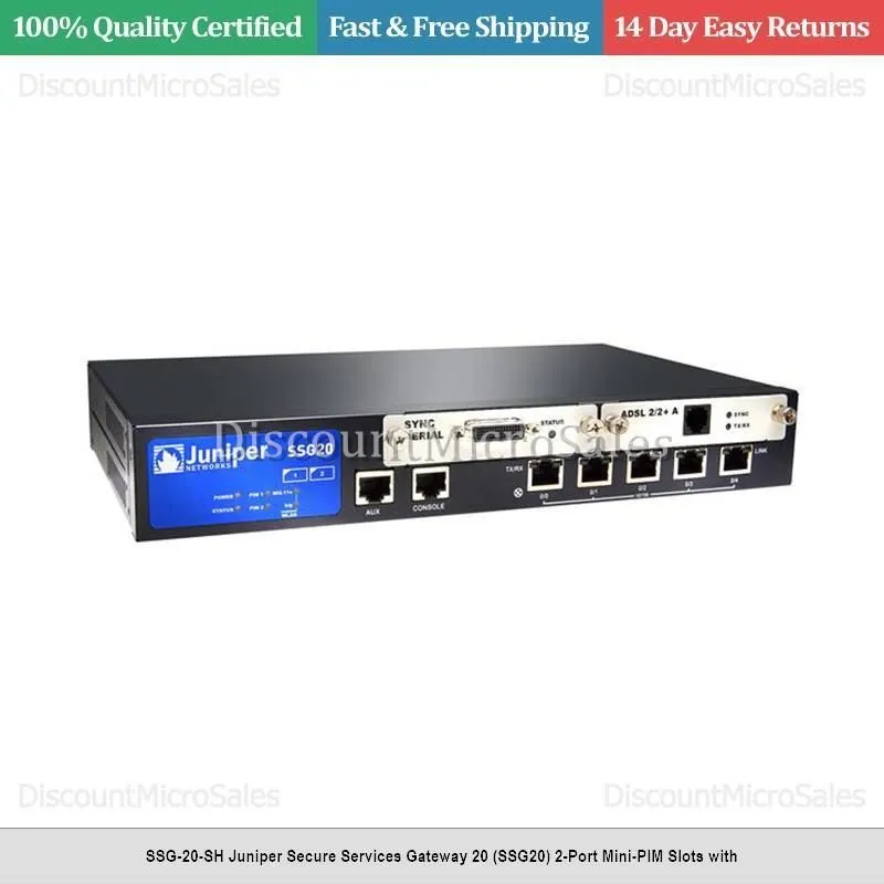 Межсетевой экран JUNIPER SSG-20-SH JUNIPER NETWORKS SECURE SERVICES GW