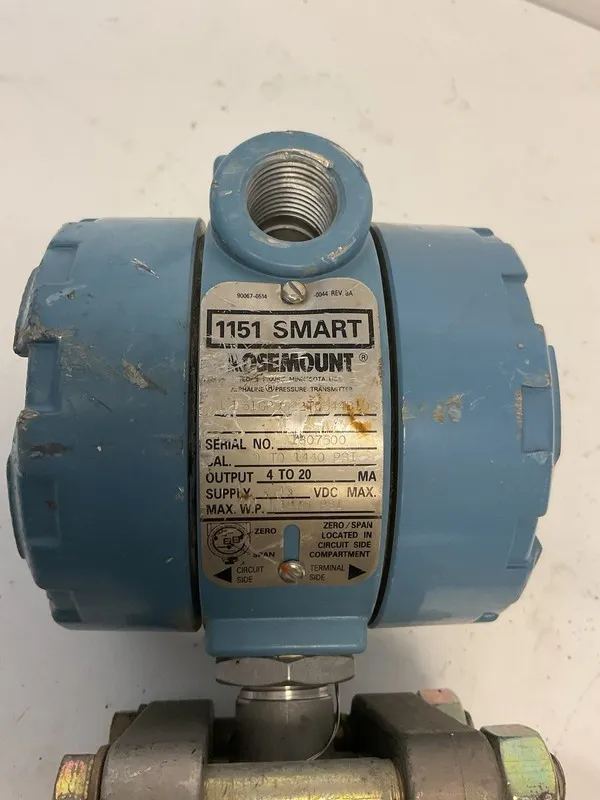 Датчик давления Rosemount Pressure Transmitter 1151GP9S22T0544B1D6 — фото лота 1