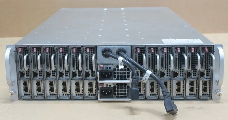 Сервер Supermicro MicroCloud 5037MC-H12TRF 12-Node Server X9SCE-F CTO No CPU/Mem — фото лота 1