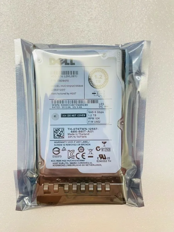 Жёсткий диск Dell 1.2TB 10K RPM SAS 12Gbps HDD 2.5 SFF Hard Drive with 14G/15G t — фото лота 1