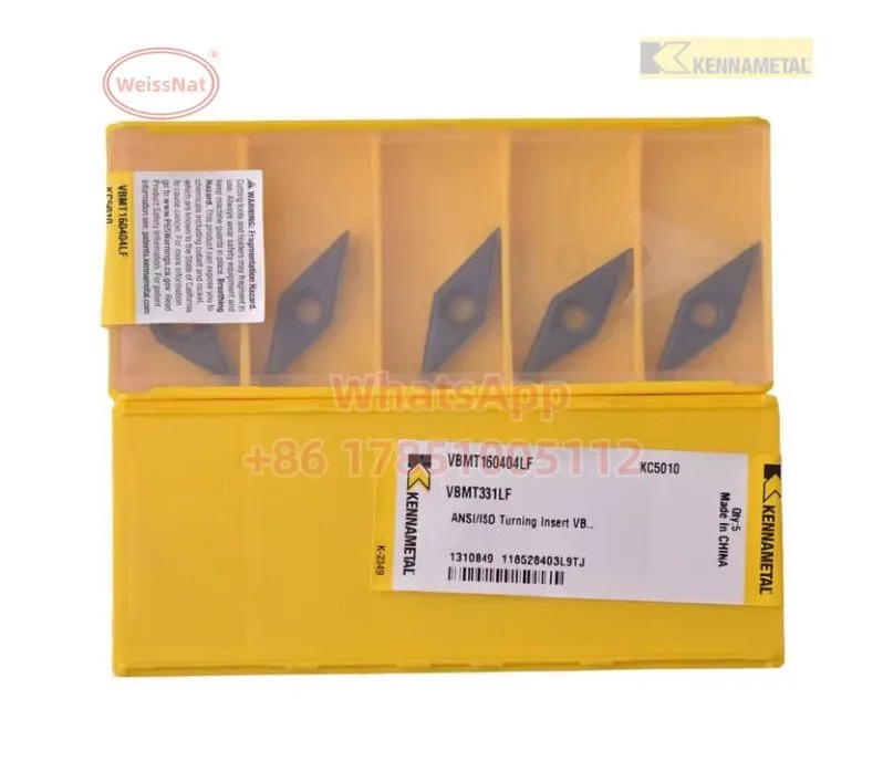 Режущий инструмент KENNAMETAL VBMT331LF KC5025 Carbide Indexable Turning Insert 