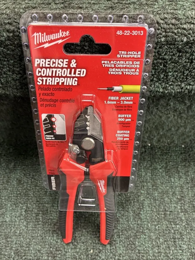 Стриппер Milwaukee 48-22-3013 Tri-Hole Fiber Optic Stripper