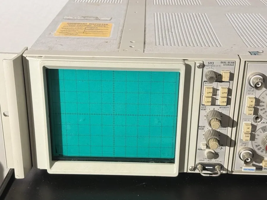 Осциллограф Tektronix 5113 Oscilloscope w 5A18N & 5B12N PARTS / REPAIR