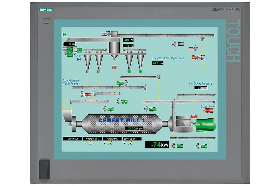 Промышленный компьютер Siemens SIMATIC HMI IPC 677C 6AV7890-0BB00-1AB0 12" Touch