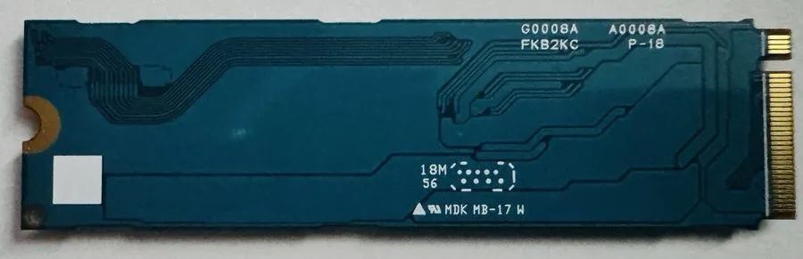 SSD-накопитель Kioxia 512GB M.2 2280 NVMe PCIe SSD KXG60ZNV512G 87% health — фото лота 1
