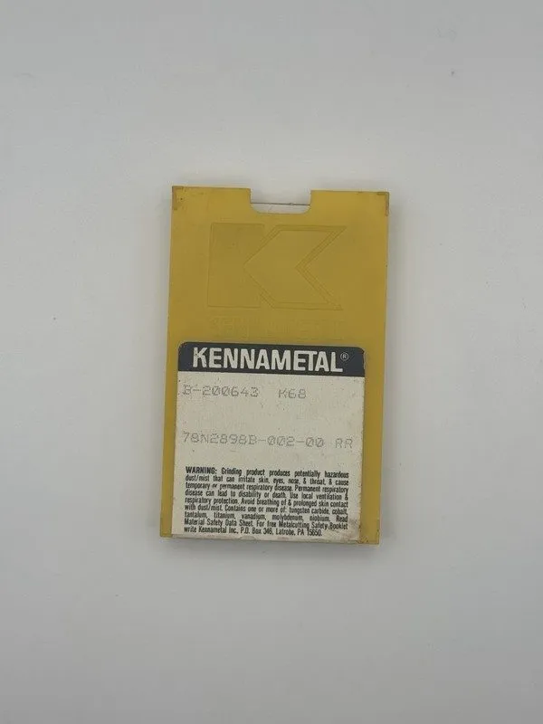 Режущий инструмент Kennametal B-200643 K68 Carbide Grooving Insert — фото лота 1