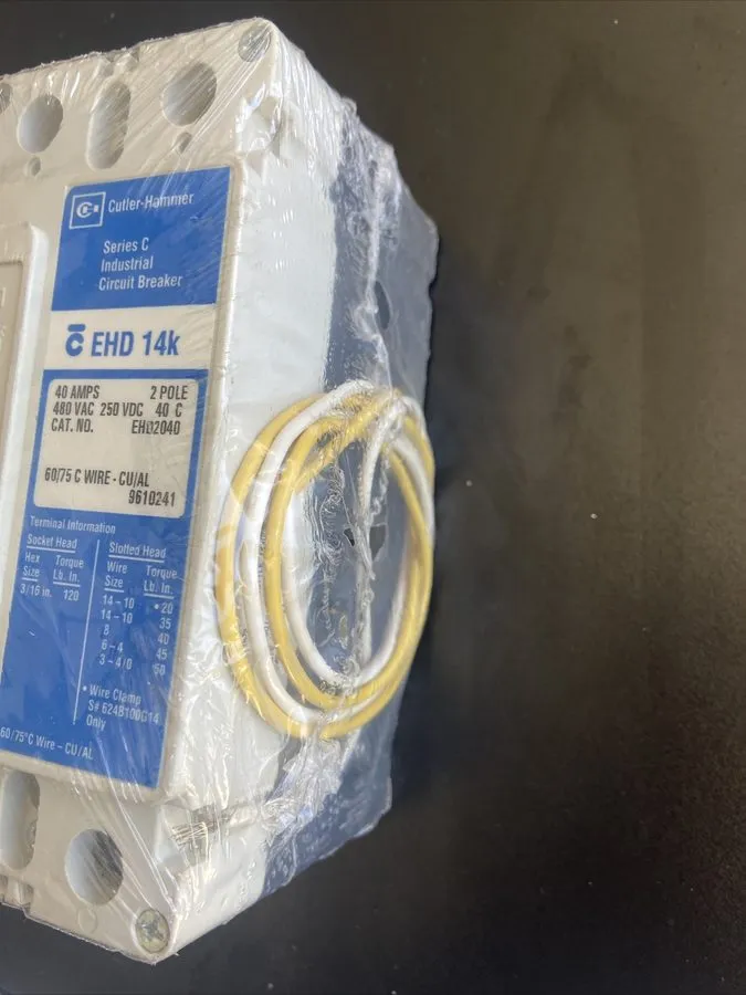 Автоматический выключатель Eaton EHD2040 Molded Case Circuit Breaker, EHD Series