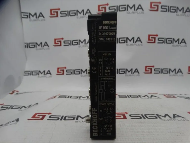 BECKHOFF IE1001-0000 POWER DISTRIBUTION BLOCK