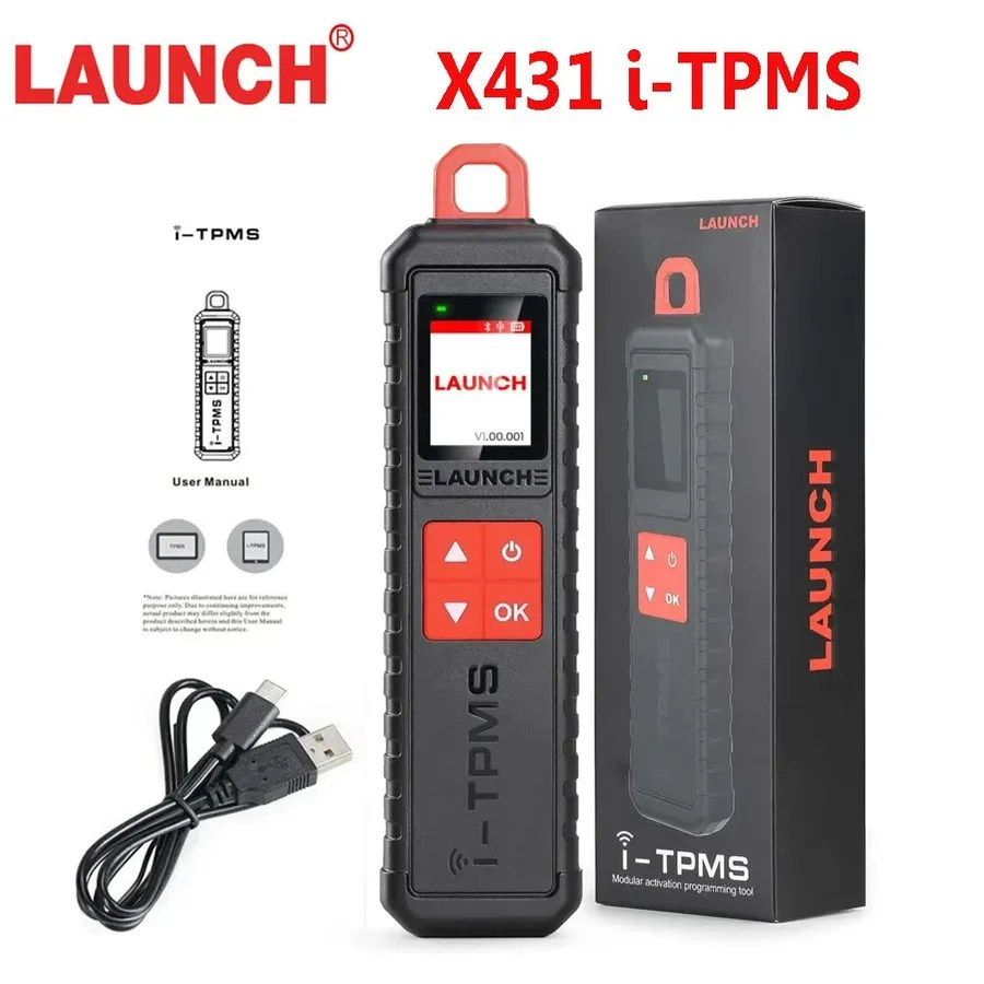 Диагностический сканер Launch iTPMS Handheld TPMS Service Tool+ Rubber Sensors W — фото лота 2