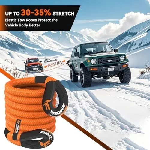 Такелажная скоба Kinetic Recovery Rope 1.26" x 30ft 55000lbs 1.26"x 30FT+2 Soft 