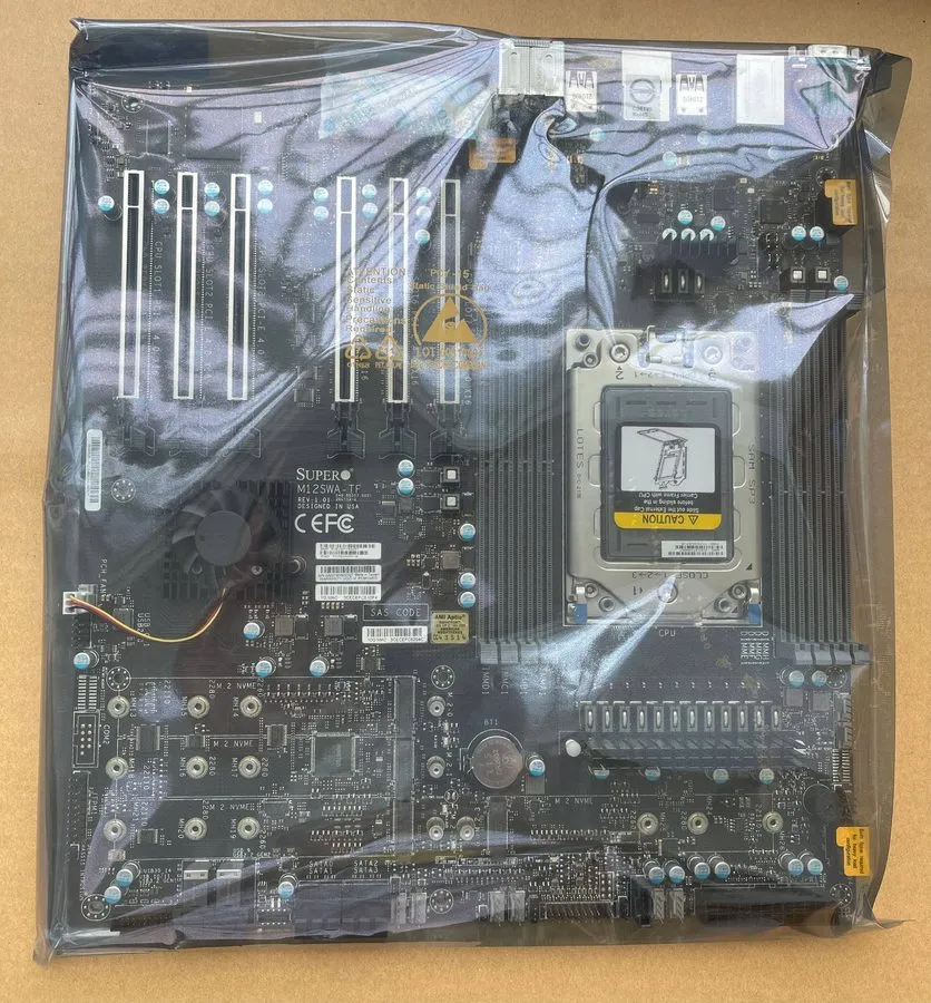 Рабочая станция Supermicro M12SWA-TF AMD WRX80 Workstation Motherboard SP3 Threa — фото лота 1
