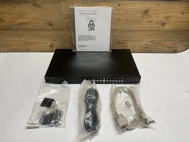 Коммутатор Powerconnect 5424-R Gigabit Switch 0M023F Dell 24 Port