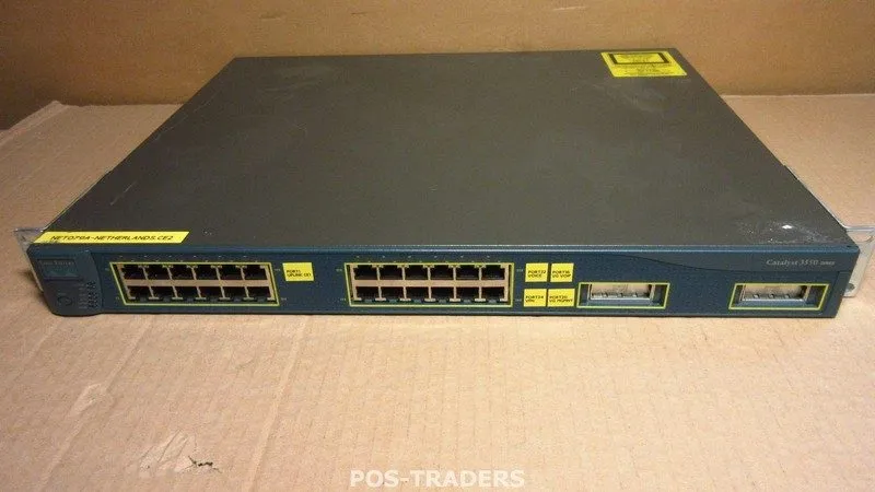 Коммутатор Cisco catalyst WS-C3550-24-SMI 24 ports network switch 90 Day's Real