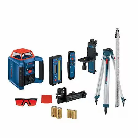 Геодезический прибор Bosch Grl2000-40Hvk Rotary Laser, Exterior/Interior, 100Ft