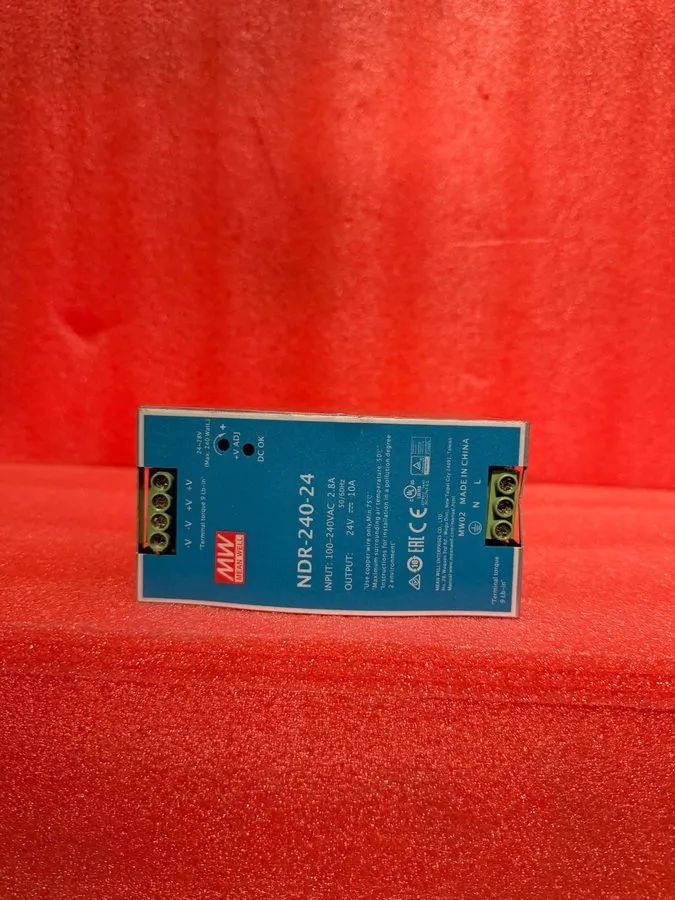 Блок питания MEAN WELL NDR-240-24 24VDC 10 Amp 240W Industrial DIN Rail Power Su