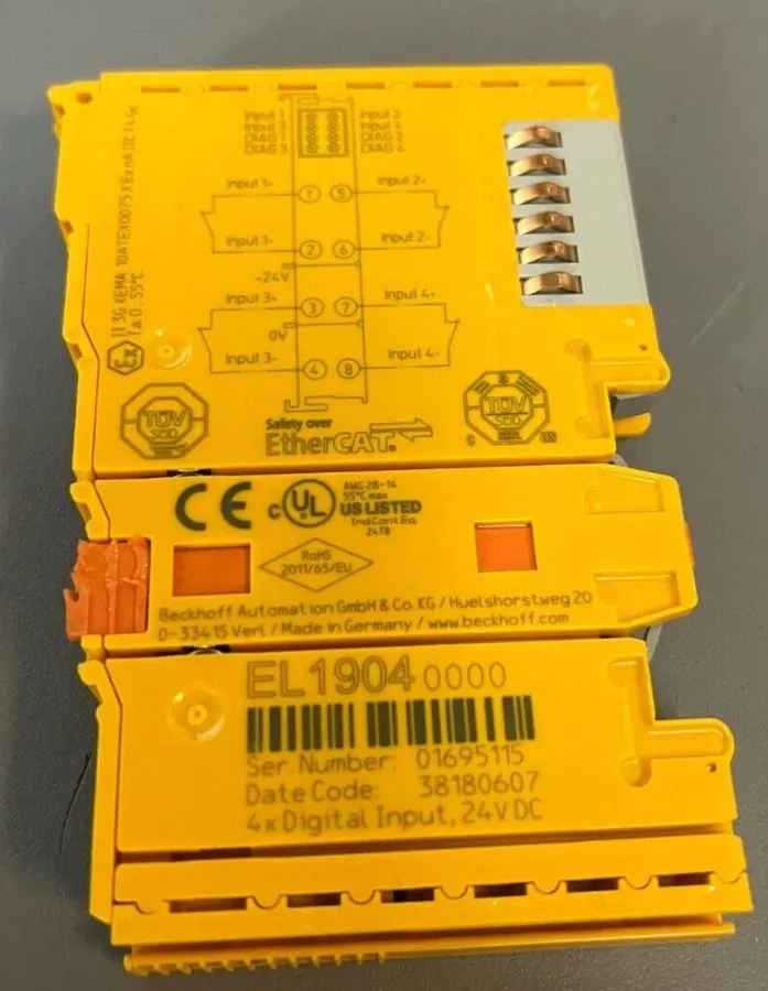 Модуль ввода-вывода BECKHOFF EL1904, ETHERCAT TERMINAL #341866