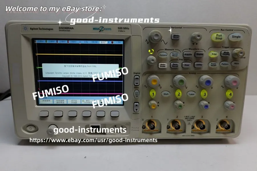 Осциллограф HP/Agilent /Keysight DSO6054A Channel 500MHz Oscilloscope&ic