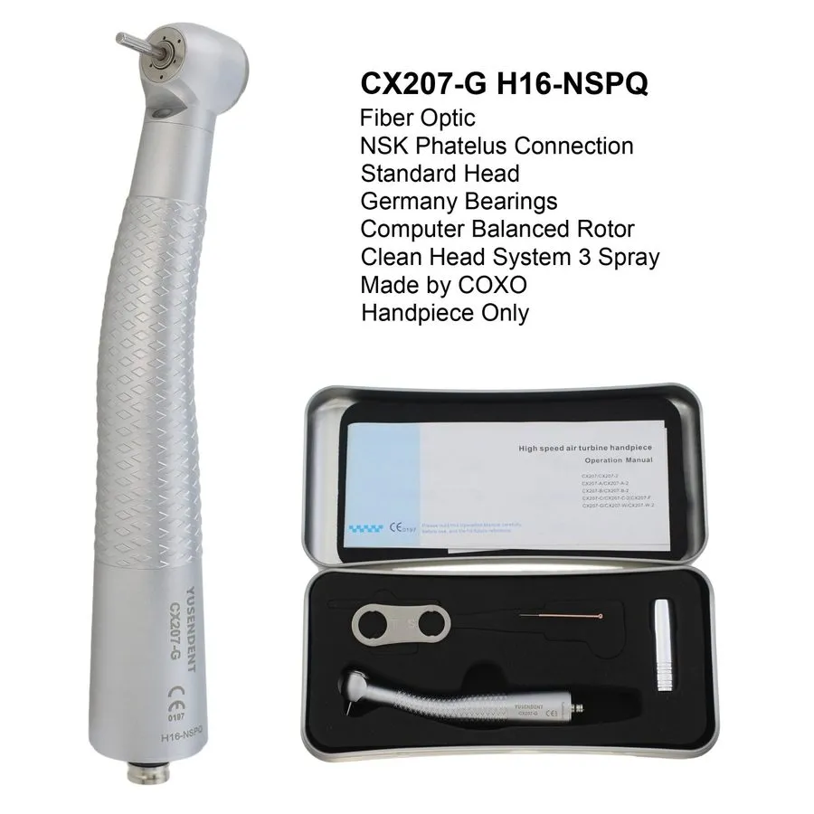 Стоматологический наконечник COXO Dental Handpiece Fiber Optic High Speed Turbin