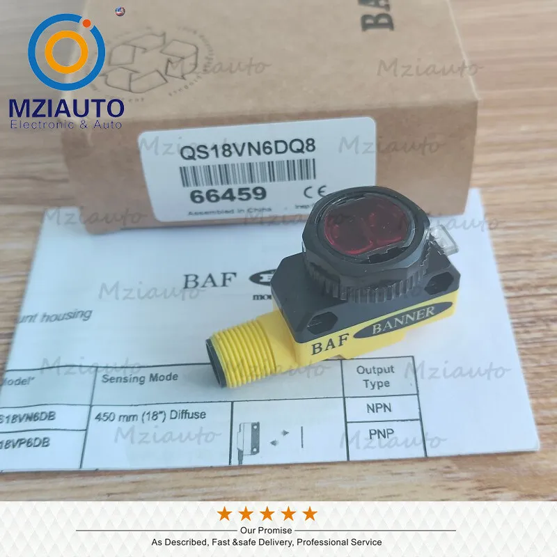 Фотоэлектрический датчик Banner QS18VN6DQ8 Photoelectric Sensor 10-30VDC 66459