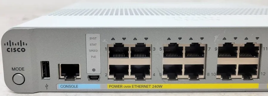 Коммутатор Cisco Catalyst 3560-CX 12 Port Power Over Ethernet Switch WS-C3560CX-