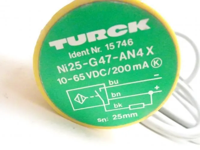 Датчик приближения 200771 New- Turck Ni25-G47-AN4X Proximity Sensor 25mm