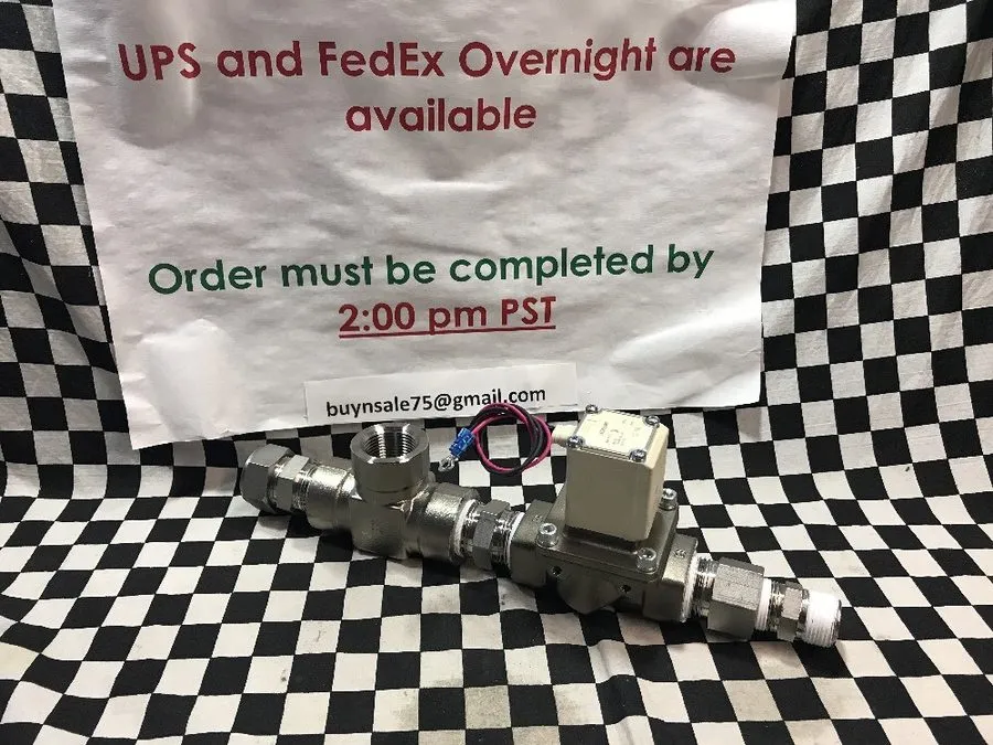 Фитинг ASSY, SWAGELOK TEE SS-16-T, SMC VXZ265LAXB Valve 24V, WATER, SHIPSAMEDAY