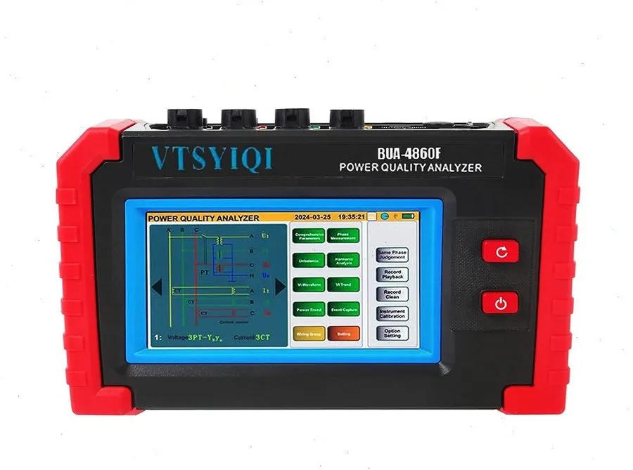 Анализатор 3 Phase Power Quality Analyzer with Current Clamp 10mA~10.0A CT Size — фото лота 1