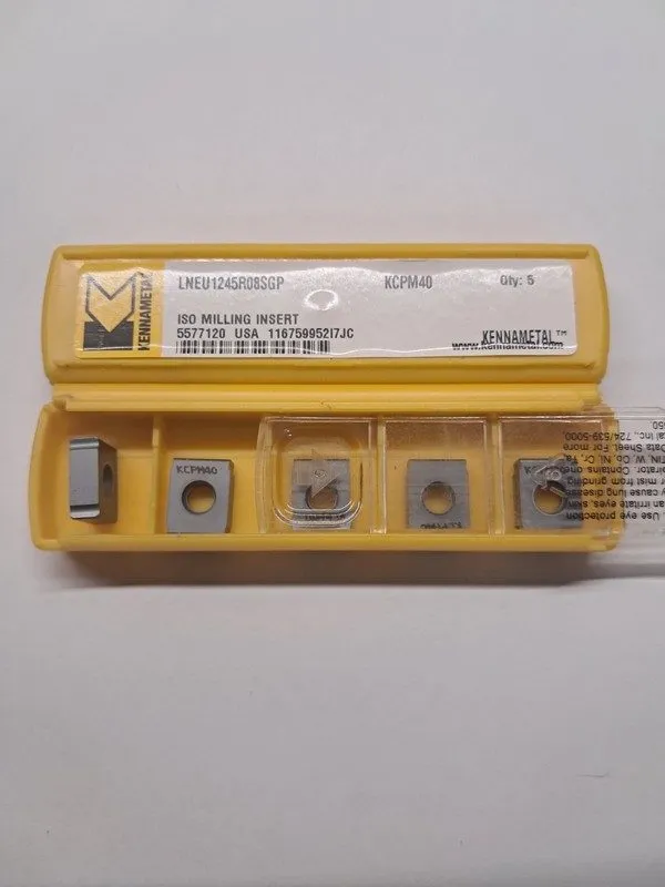 Режущий инструмент KENNAMETAL LNEU1245R08SGP KCPM40 ISO MILLING INSERT 5577120 — фото лота 1