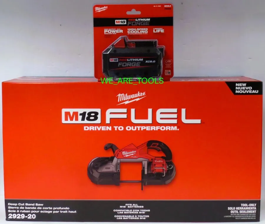 Оборудование ЧПУ Milwaukee 2929-20 M18 FUEL Deep Cut Band Saw Cordless Brushless