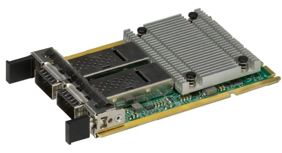 Кабель Supermicro AOC-A100G-M2CG AIOM G4 x16 2x 100GbE QSFP28 NVIDIA CX-6 DX — фото лота 1