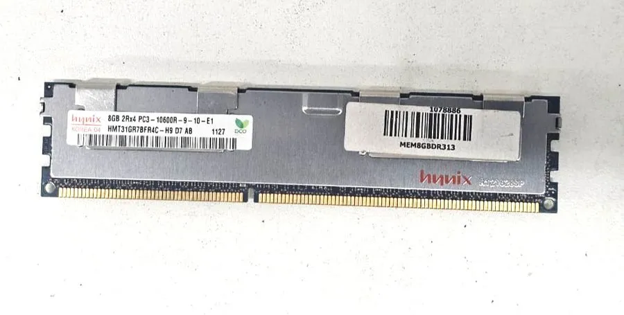 Модуль памяти LOT 10 Hynix 8GB PC3 10600R DDR3 2RX4 Server RAM (HMT31GR7BFR4C-H9