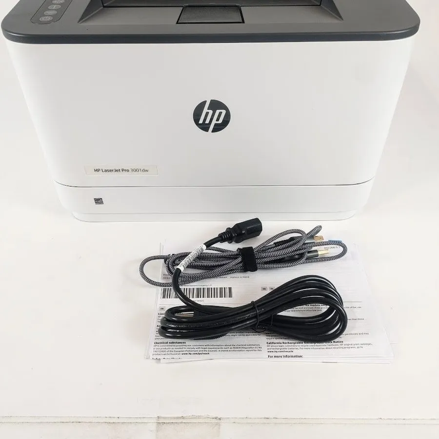 Лазерный принтер HP LaserJet Pro 3001dw Laser Printer Black And White Wifi Mobil