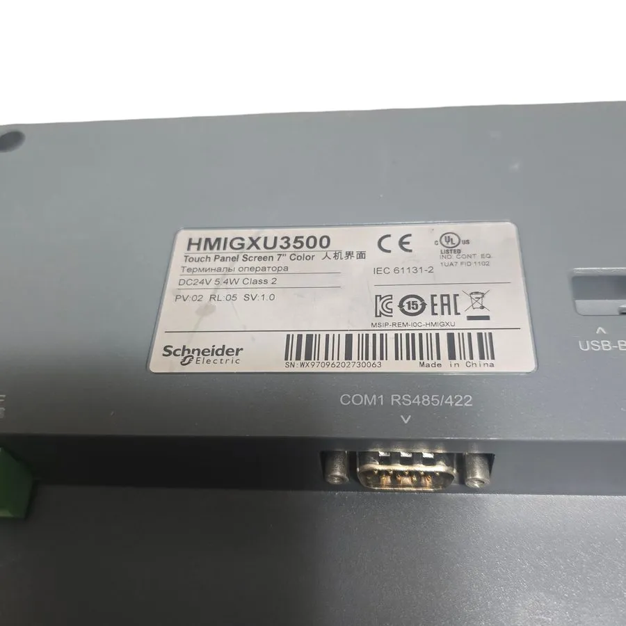 Панель оператора Schneider Electric HMIGXU3500 HMI Touch Panel 7" Screen Color R — фото лота 2