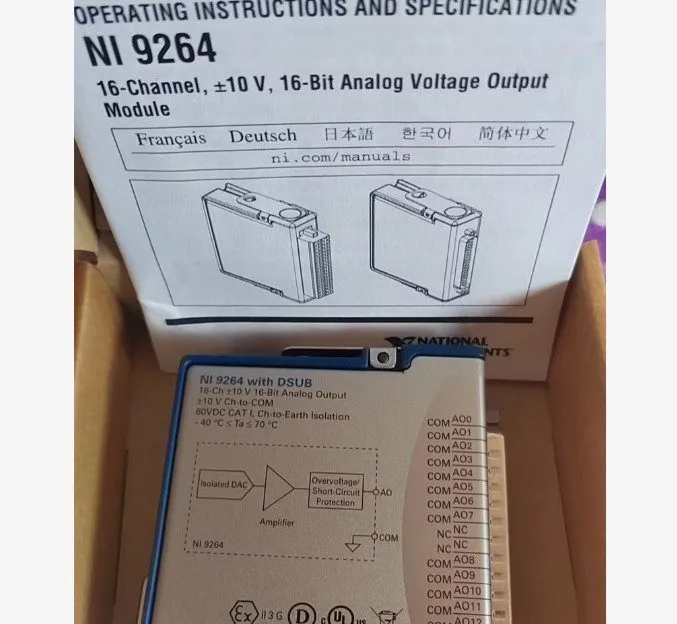 Модуль ввода-вывода National Instruments NI9264 C Series Voltage Output Module