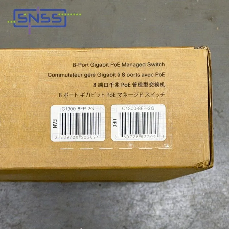 Коммутатор Cisco C1300-8FP-2G 8-Port Full PoE+ 120W Catalyst 1300 Switch — фото лота 2